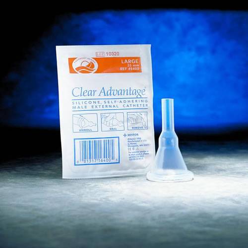 Clear Advantage External Condom Catheter with Aloe Large 35mm Each SKU:6400