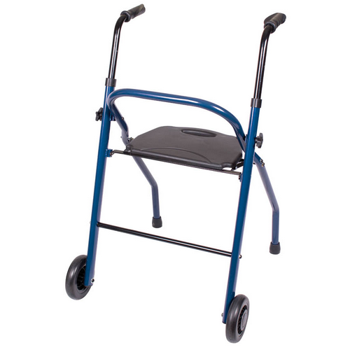 Two Wheeled Walker With Seat, Mobility Walker, Walker, A33200, Carex.