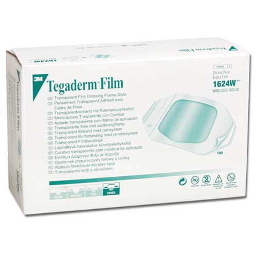 Tegaderm 1624W Transparent Film Dressing by 3M 21/8 x 23/4 Vitality
