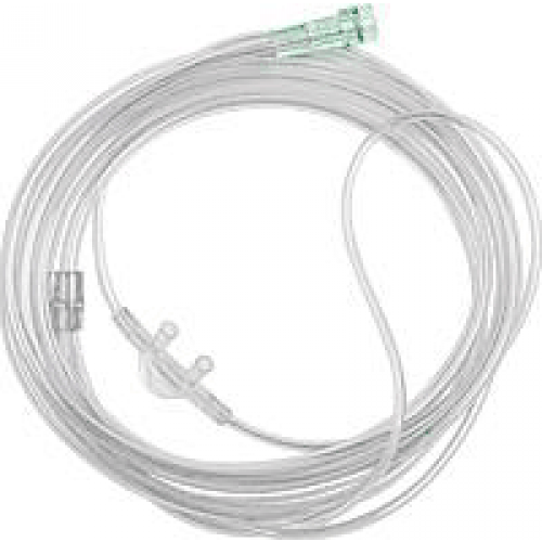 Nasal Cannula Curved and Non-Flared with 7 Foot Tubing