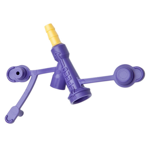 Kangaroo Y Port Feeding Tube Adapters, 8884751622, 8884752042