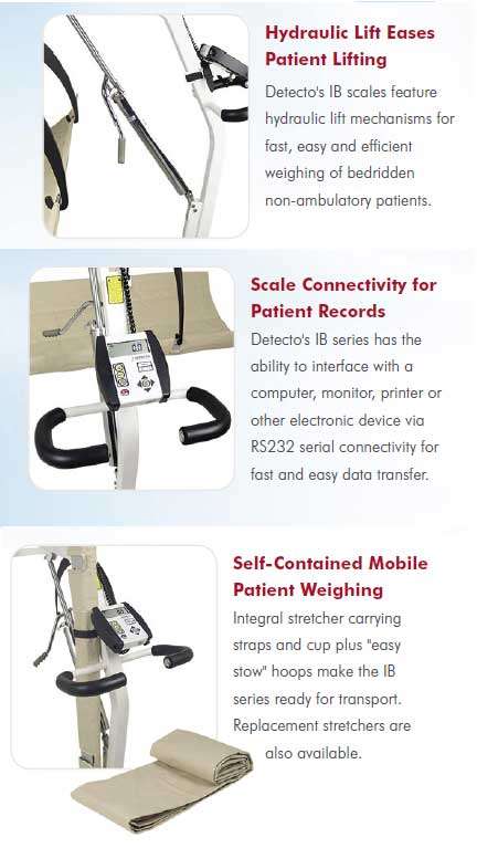 Detecto In Bed Patient Scale, IBFL500