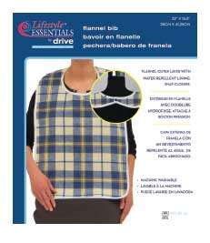 Adult Bibs Flannel Cloth Washable Bib