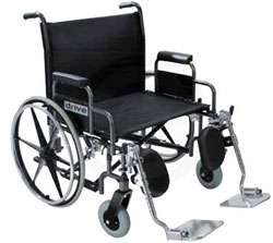 Drive Medical Sentra Bariatric Extra Wide Dual Axle Wheelchair