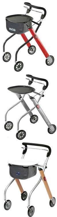 Let's Go Indoor Lightweight Mobility Walker Rollator
