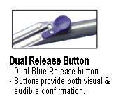 Invacare Folding Walker - Dual Release Buttons