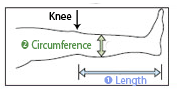 T.E.D. Anti Embolism Stockings Measurement Instructions