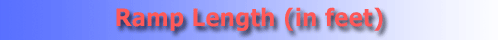 Ramp length (in feet)