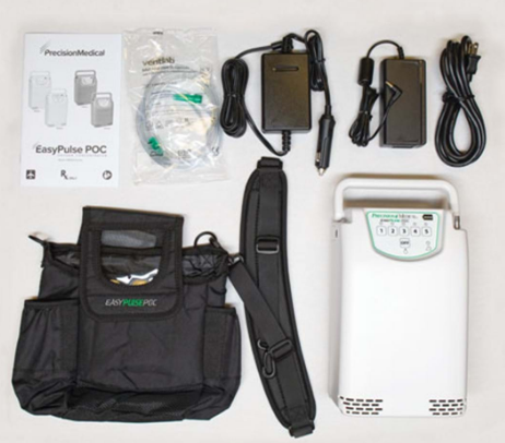 Kit Picture - Unit, Batteries, Manual, Carrying Case, Tubing