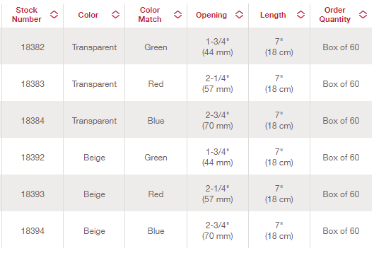 New Image Color and Size Guide