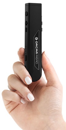OrCam Read Full Size Hand Comparison