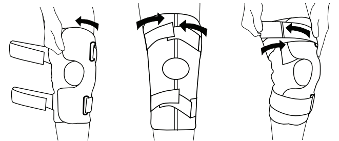 Procare Reddie Hinged Knee Brace Application