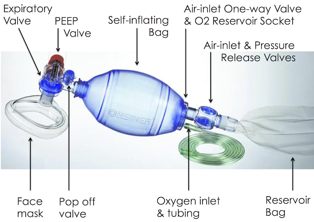 Resuscitation Bag Diagram