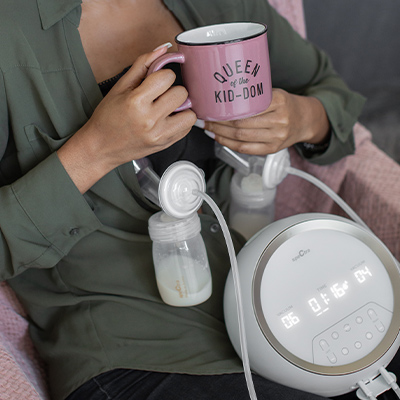 Coffee and Pumping Break
