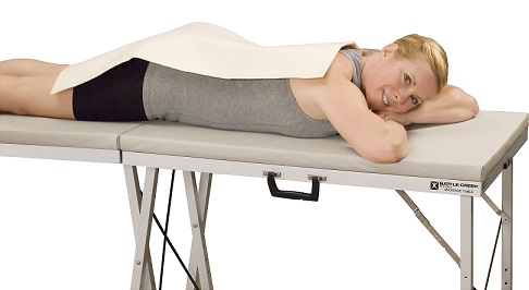 Thermophore Heating Pad In Use