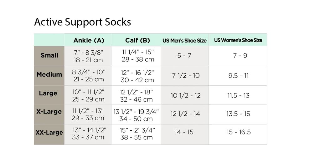 Sizing Chart