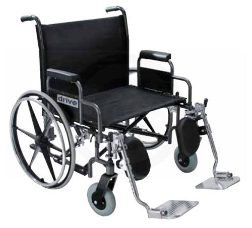 Drive 26 Inch Sentra Extra Wide Dual Axle Wheelchair