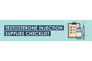 Testosterone Injection Supplies Checklist
