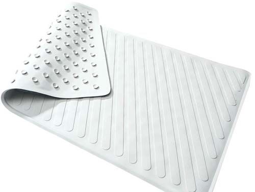 HealthSmart Clear Extra Long Non-Slip Bath and Shower Mat