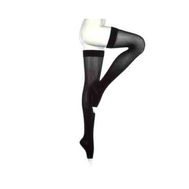 Mediven Comfort Thigh High Compression Stockings w/ Beaded Silicone Top Band CLOSED TOE 30-40 mmHg