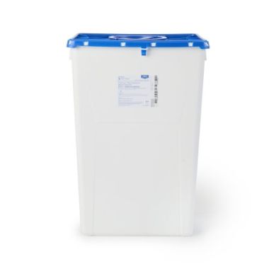 18 Gallon Prevent White Pharmaceutical Waste Container with Hinged Lid - 2257