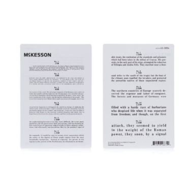 McKesson Jaeger Eye Chart Test