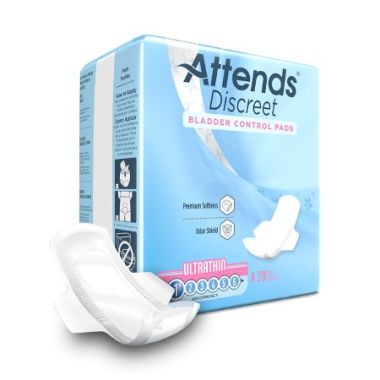 Attends Discreet Ultra Thin Pads - Light