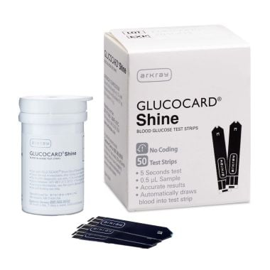Glucocard Shine Blood Glucose Test Strips