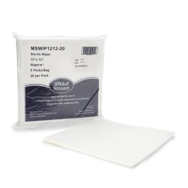 McKesson ISO Class 5 White Cleanroom Wipe Sterile