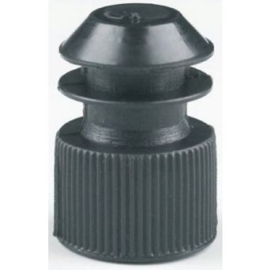 McKesson Tube Closure Polyethylene Flanged Plug Cap