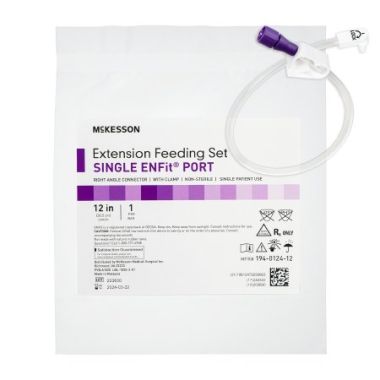 McKesson NonSterile EnFit Extension Feeding Set