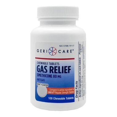 Geri Care Gas Relief Chewable Simethicone Tablets