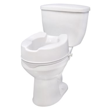 Raised Toilet Seat with Lock