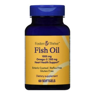 Foster & Thrive Fish Oil Softgels - Omega-3 Supplement