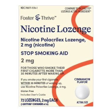 Foster & Thrive Nicotine Polacrilex Lozenges