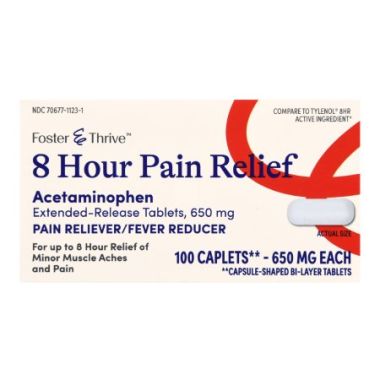 Foster & Thrive 8 Hour Pain Relief - 100 Caplets