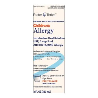 Foster & Thrive Children's Allergy Relief Antihistamine Syrup
