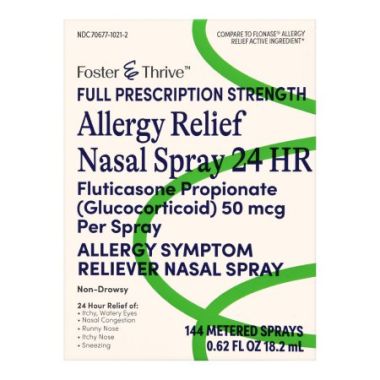 Foster & Thrive Allergy Relief Nasal Spray - 24 Hour