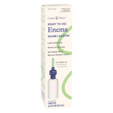 Foster & Thrive Ready-To-Use Enema - Saline Laxative