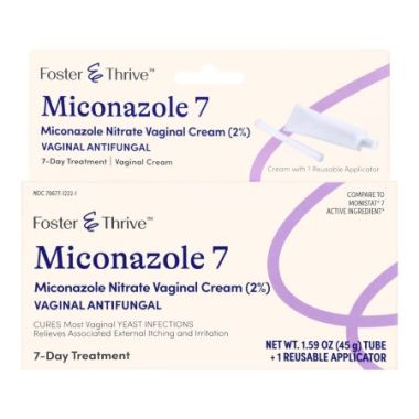 Foster & Thrive Miconazole 7 - Vaginal Antifungal