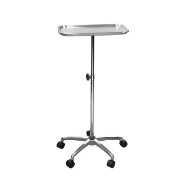 Mayo Instrument Tray Stand with Mobile Wheeled Caster Base