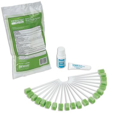Toothette Short Term Swab System with Perox-A-Mint Solution