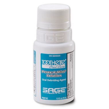  Sage Toothette Oral Care Perox-A-Mint Solution - 1.5 oz.