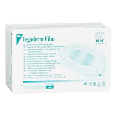 Tegaderm 1614 IV Border Dressing | 2-3/8 x 2-3/4 by 3M