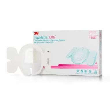 3M Tegaderm CHG IV Securement Dressing
