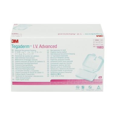 Tegaderm  IV Advanced 1683 | 2 1/2 x 2 3/4 Inch by 3M