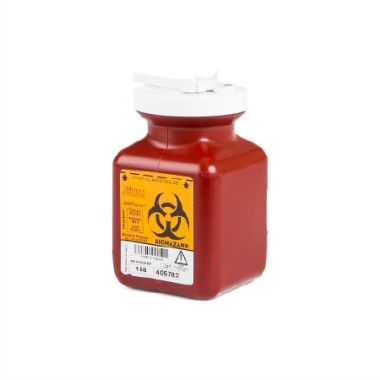 0.175 Gallon Sharps-Tainer Red Vertical Entry Container - 158