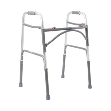 McKesson Bariatric Folding Walker with Adjustable Height