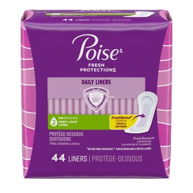 Poise Daily Panty Liners - Very Light