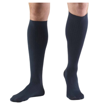 TRUFORM Men's Dress Knee High Socks 8-15 mmHg